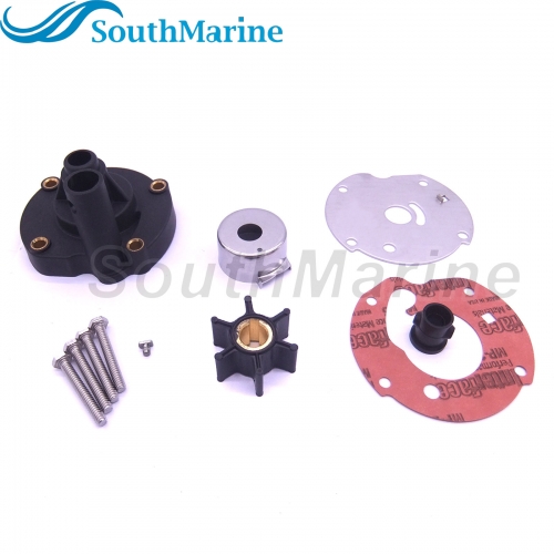 Boat Motor 0391391 0382797 0763758 0778166 Water Pump Repair Kit with Housing for Evinrude Johnson OMC BRP 5.5HP 6HP 7.5HP Outboard Engine