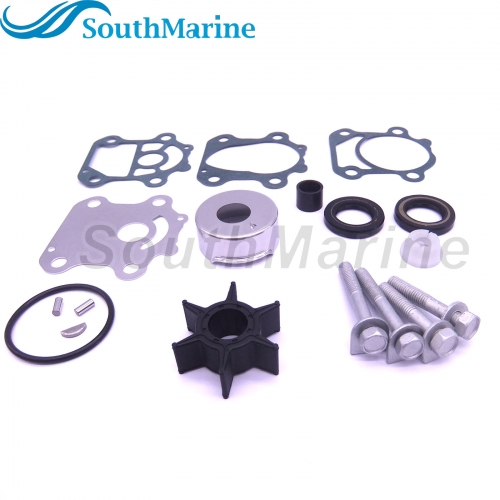 Boat Motor 6CJ-W0078-00 Water Pump Repair Kit Without Housing for Yamaha 70HP Outboard Engine