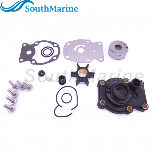 Boat Engine 0393630 0393509 0391636 0390344 Water Pump Repair Kit with Housing for Evinrude Johnson OMC BRP 20-35HP Outboard,fit Sierra18-3382 9-48211