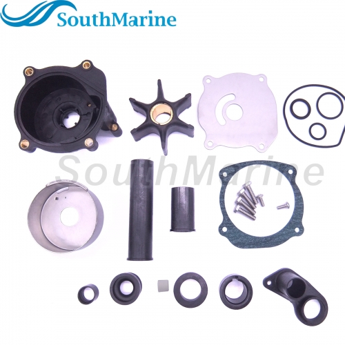 Boat Engine 5001595 0435929 Water Pump Repair Kit with Housing for Evinrude Johnson OMC BRP V4 V6 V8 75-250HP Outboard,for Sierra Marine 18-3315-2