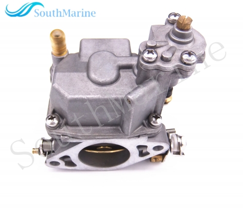 SouthMarine Boat Engine 66M-14301-12-00 66M-14301-10 66M-14301-11 Carbs Carburetor Assy for Yamaha 4-Stroke 15hp F15 Outboard Motor, Electric Start