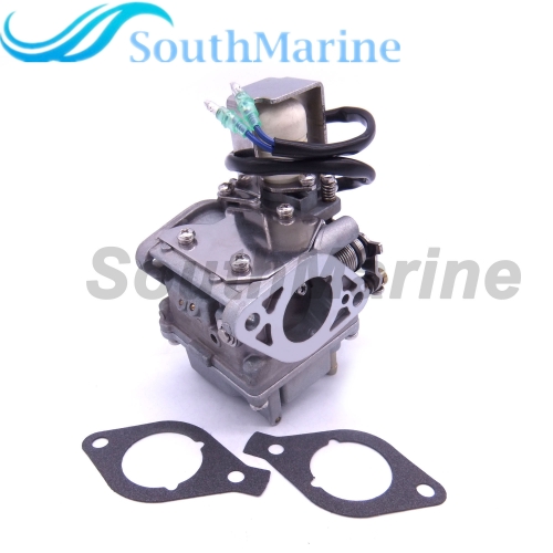 Boat Engine 6AG-14301 6AH-14301-00 6AH-14301-01 Carburetor Assy and 6AH-13646-00 Gaskets (2 pcs) for Yamaha 4-Stroke F15 F20 Outboard Motor