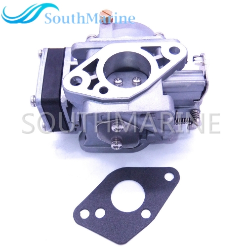 Boat Engine 3B2-03200-1 3K9-03200-0 3G0-03200-0 3B2032001M Carburetor Assy and 369-02011-0 369020110M Gasket for Tohatsu & for Nissan 9.8HP M9.8 NS9.8
