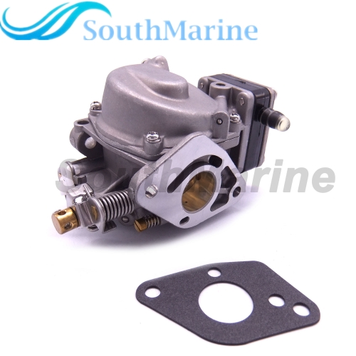 Boat Engine 3303-812647T1 3303-812648T Carburetor Assy and 16327 27-16327 Gaskets for Mercury Marine 2-stroke 4HP 5HP Outboard Motor