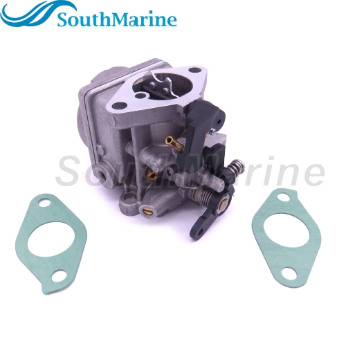 Boat Engine 3R1-03200-1/0 3AS-03200-0 3R1032001M/0M Carburetor Assy and 3H6-02011-0 3H6020110M Gasket for Tohatsu Nissan 4/5HP MFS5 NFS5 A2 B Outboard