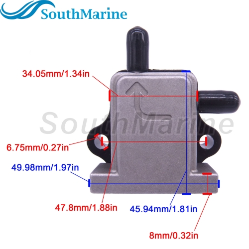 Boat Engine 3H6-04000-0/1/2/3/4/5/6/7 3H6040000M/1M/2M/03M/4M/5M /6M /7M Fuel Pump for Tohatsu & for Nissan Outboard MFS NSF 4 5 6 8 9.8HP