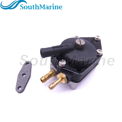 Outboard Engine 0438555 438555 0433386 433386 Fuel Pump for Johnson Evinrude OMC BRP 20HP-30HP Boat Motor Small Nipple,fit 18-7353 9-35353