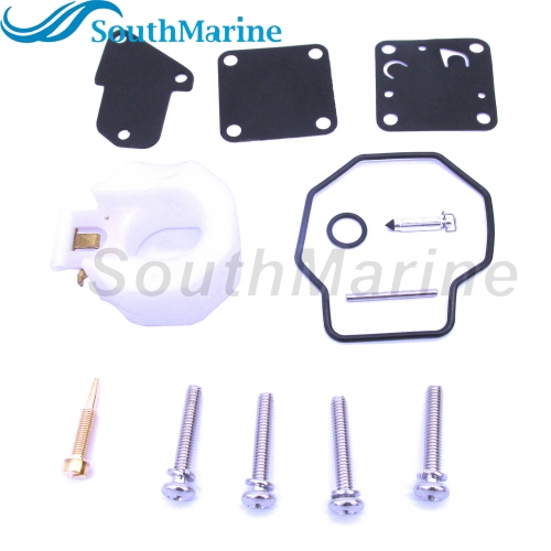 Boat Motor 6E3-W0093-00 Outboard Carburetor Repair Kit for Yamaha 4HP 5HP 4M 5M 5C Outboard Engine