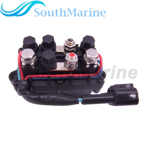Boat Motor 6AW-81950-00 Relay Assy for Yamaha Outboard Engine 200HP 225HP 250HP 300HP 350HP, Silver Contacts