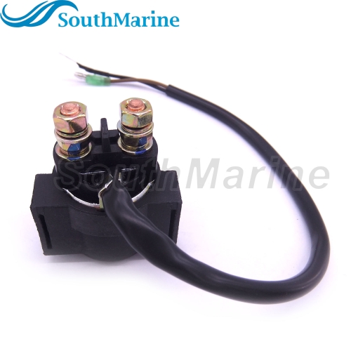 Boat Motor 6G1-8194A-10 6G1-81941-10 68V-8194A-00 Starter Solenoid/Relay Assy for Yamaha Outboard Engine 75HP-100HP 4-Stroke,for Sierra Marine 18-5821