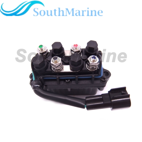 Boat Motor Relay Assy 61A-81950-00-00 for Yamaha 25hp - 250hp ET PPT Outboard Motors, 3 Pins, Silver Contacts