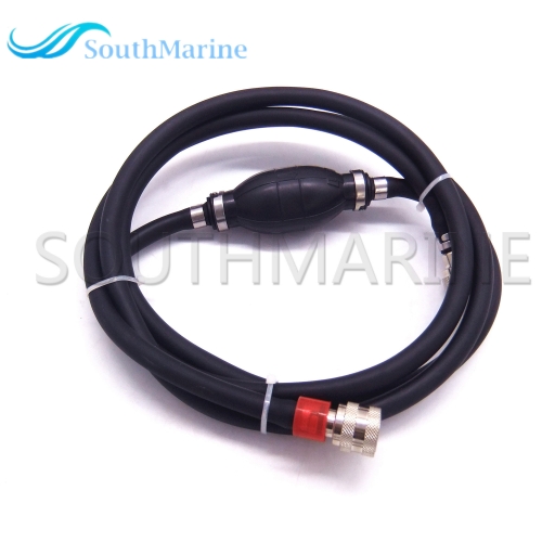 SouthMarine 3B7-70200-3 3B7-70200-4 3B7702003 Fuel Hose Assy with Primer Bulb for Tohatsu & for Nissan Outboard M NS MD 5-90HP 7.93FT