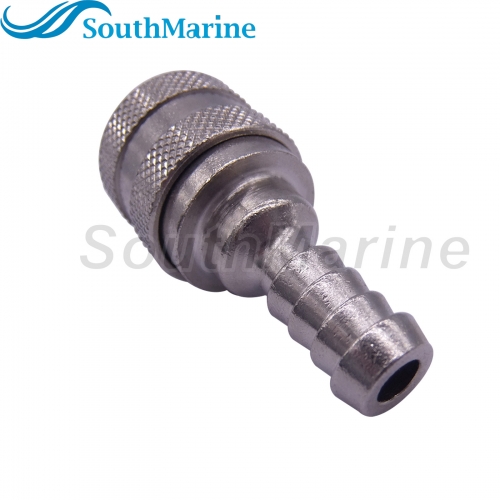 Boat Motor 65750-95500 Female Fuel Line Connector (Tank End) for Suzuki Outboard Engine, fits 5/16’’/8mm Hose, 13mm Connector