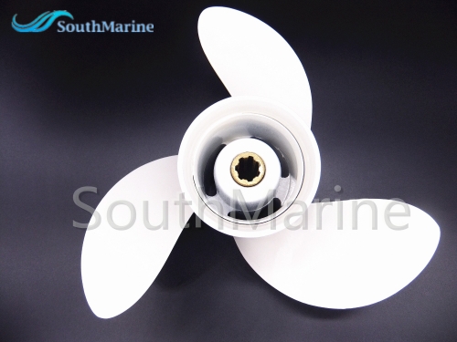 SouthMarine F15-06090000-9 F15-06090000 Propeller Assy for Parsun HDX Makara F9.9 F15 F15A F20A T15 T9.9 Outboard Motor 9 1/4x9-J