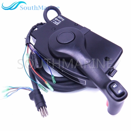 Boat Motor 881170A15 Side Mount Remote Control Box with 8 Pin for Mercury Outboard Engine PT, Right Hand