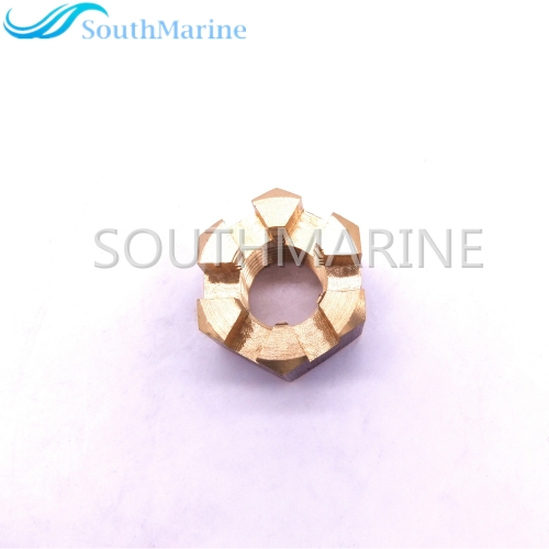 SouthMarine  F25-04000027 Outboard Castle Prop Propeller Nut for Parsun HDX 25HP 30HP T30A T25 T20 F20 F25 Boat Motor